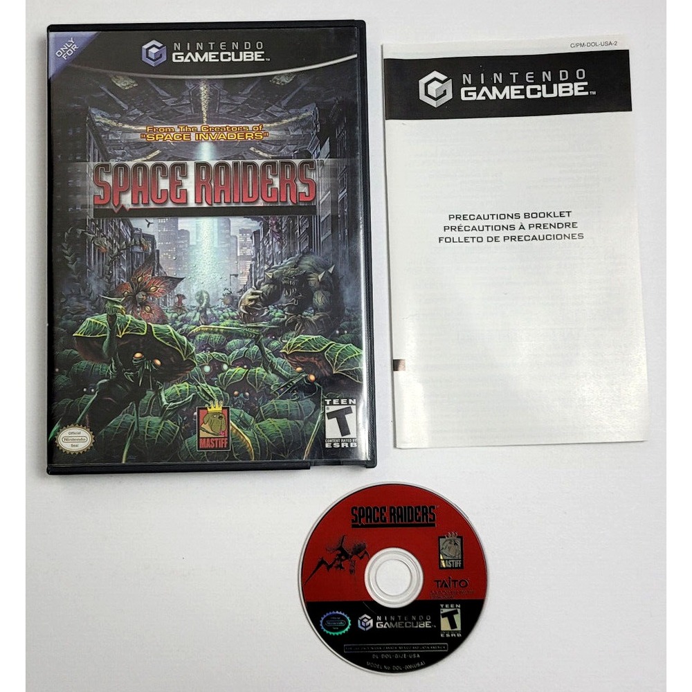 SPACE RAIDERS -  GAMECUBE‎ GAME - GAME & CASE NINTENDO GAMECUBE